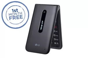 NEW, LG Classic Flip, - - FIRST MONTH FREE- UNLOCKED, Works With US Mobile - Picture 1 of 1