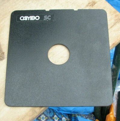 Cambo SC Monorail  lens board for compur copal 0 shutter 34.5mm hole 5x4 10x8 - Image 1 of 2