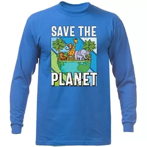 Earth Day Save The Earth Planet Long Sleeve - Picture 1 of 14