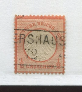 Germany 1872 1/2 groschen used - Foto 1 di 1