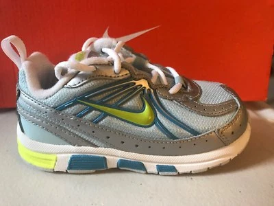 Zapatillas Retro Nike Tie Tenis T-Run ALT 4 Azul Niebla/Buceo Niños Talla 6 1/2  Foto 1 de 2