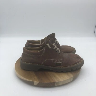 Vintage Dr. Martens Oxford Boys 2 Brown Leather Kids Shoes Lace Up Sneaker 6378 - Image 1 of 4