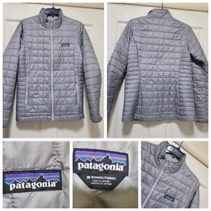 Patagonia Jacke Damen Medium Grey Nano Puffer Primaloft Full Zip Insulated Cozy - Bild 1 von 20