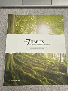 Franklin Covey The 7 Habits Of Highly Effective People Signature Ed. Workbook - Picture 1 of 3