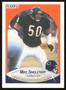 1990 Fleer #299 Mike Singletary Chicago Bears - Picture 1 of 2
