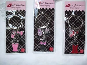  NEW One Russ Berrie Basque 5 Charm Keyring - Picture 1 of 4