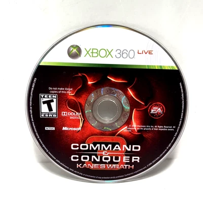 Command & Conquer 3 Kane's Wrath Microsoft Xbox 360 Clean Tested - Image 1 of 2