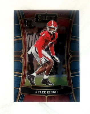 2023 Panini Select Draft Picks Retail Blue #25 Kelee Ringo Georgia Football Card - Image 1 of 2