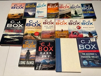 C. J. BOX JOE PICKETT Book lot of 17 PB & HC - Image 1 of 4