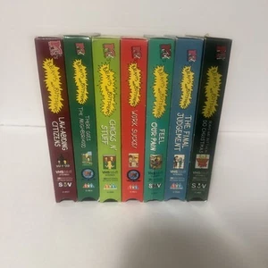 Beavis & Butt-Head 7 VHS Tape Lot Vintage 90s MTV Do Christmas Work Sucks - Picture 1 of 4