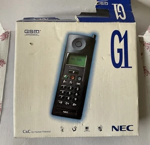 Vintage NEC G1 Telefon komórkowy i akcesoria Nieprzetestowane. - Zdjęcie 1 z 10