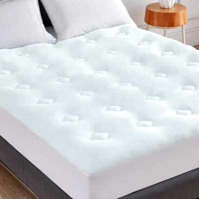 ‎HANSLEEP Hansleep Memory Foam Mattress Topper Double Bed, Cooling Gel Bamboo Mattress Co