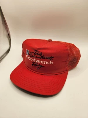 De colección Rojo RARO 1989 Dale Earnhardt GM Goodwrench Racing Snapback Sombrero EE. UU. Foto 1 de 4