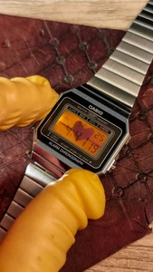 Full Red – Modified Watch Based on Casio A700 Slim Digital Red Display Valentine - Picture 1 of 11