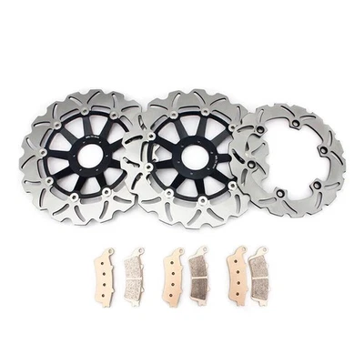 Front Rear Brake Rotors Pads CBR 1100 XX (97 98) CBR1100XX Blackbird for Honda Foto 1 de 4