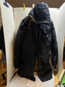 Abrigo Parka Parajumpers Series Calce Ajustado Mujer Talla M Plumón Azul Marino - Imagen 1 de 6