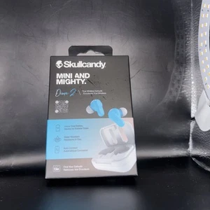 Skullcandy Dime 2 True Wireless Earbuds - Light Gray/Blue - Photo 1 sur 3