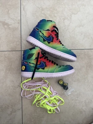 Talla 9- Jordan 1 Retro OG Alto x J Balvin Tie Dye Foto 1 de 4