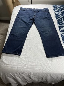 Pantalones de mezclilla para hombre Polo Ralph Lauren The Hampton relajados rectos lavado oscuro talla 50X32 - Imagen 1 de 16