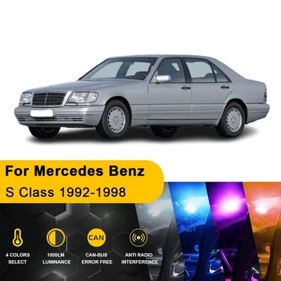 Para Mercedes Benz Clase S W140 400SE 500SE 600SE S350 S420 S500 S600 1992-1998 Foto 1 de 4