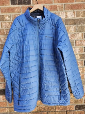 Columbia Jacket Mens 2XL Tall Blue Omni-Heat Insulated Full Zip Outdoors Winter - Image 1 of 4