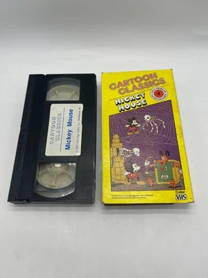 Mickey Mouse Cartoon Classics VHS The Mad Doctor Small Fry Farm Foolery & More Foto 1 de 4