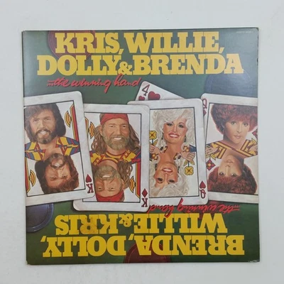 KRIS, WILLIE, DOLLY & BRENDA Winning Hand JWG2784 2x LP Vinyl VG++ GF 1982 CRC - Image 1 of 4