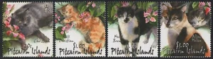 Pitcairn 2002 - Mi-N.o 609-612 ** - Estampillada sin montar o nunca montada - Gatos / Gatos - Imagen 1 de 1