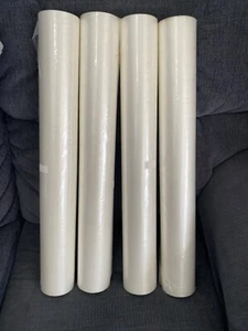 Four AGC Lamination  1.5 mil 27" x 500' Clear School Films 1" Core - Picture 1 of 3