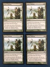 MTG 4x Tower Defense x4 NM Gatecrash Magic the Gathering Green Instant Playset