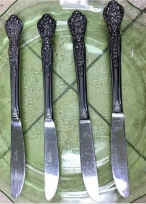  4 cuchillos de cena de acero inoxidable VERSAILLES cuchillo MSI Japón patrón nombre grabado  Foto 1 de 4