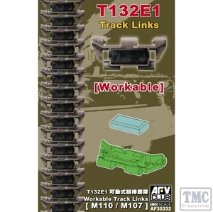 PKAF35332 AFV Club 1:35 Scale US T132E1 Workable Track Link for M110/M107 - Picture 1 of 1
