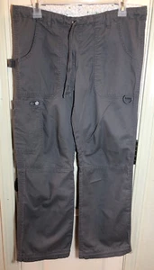 Koi by Kathy Peterson Womens XS Petite Brown Scrub Pants - Picture 1 of 6