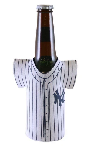 New York Yankees Jersey Bottle Coozie [NEW] Kaddy Holder Koozie Drink Cooler Cover