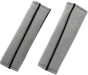 2 x Grey Car Seat Belt Harness Pads Neck Protecting Sumex - Picture 1 of 3
