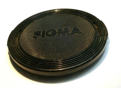 SIGMA 55mm Lens front Cap  original OEM (black) vintage - Image 1 of 4
