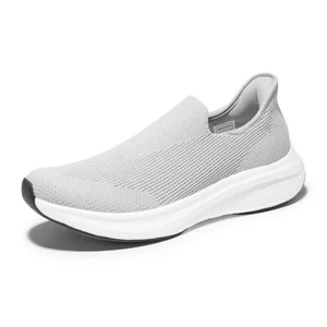 Men's Hands Free Slip-on Loafers Walking Shoes Casual Sneakers Black Blue - Picture 1 of 24