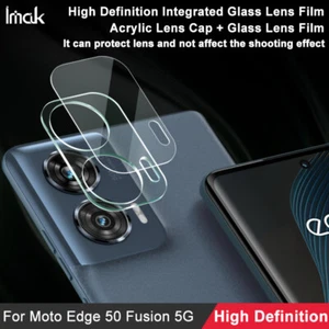 Protector de cristal IMAK para Motorola Edge 50 Fusion, lente de cámara (película + tapa) - Imagen 1 de 6