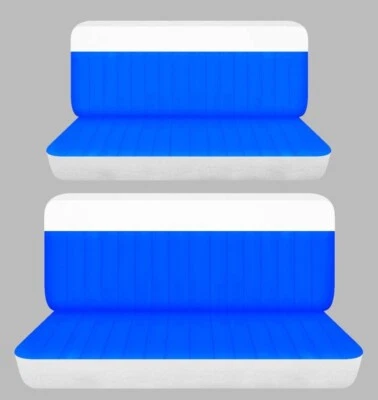 Se adapta a Buick Super 1951-1956 4 puertas sedán fundas de asiento de banco delanteras y traseras Foto 1 de 3