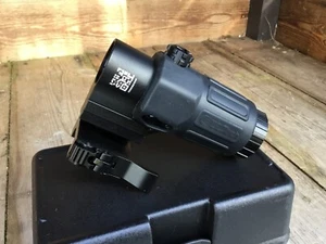G33 3X Magnifier W/ Flip To Side Mount - Black - Airsoft - Picture 1 of 10