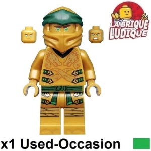 Lego Figurine Minifig Ninjago Lloyd Golden Ninja Legacy Pearl Gold Head njo0499 - Foto 1 di 1