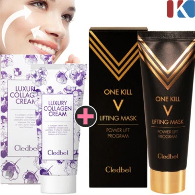 CLEDBEL Super Amazing Ultra Power Lift Program Gold Lifting Mask 70ml Cream 50ml - Image 1 of 4