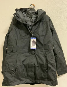 ⚡️Gerry 3-In-1 Rain Systems Jacket - Water & Wind Resistant (Large) Black - Picture 1 of 3