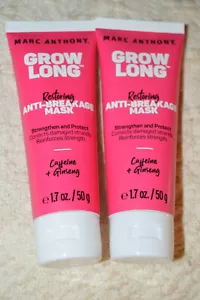 2x Marc Anthony GROW LONG Máscara Restauradora Anti Rotura 1.7oz / 50g Travel Sz NUEVO - Imagen 1 de 1