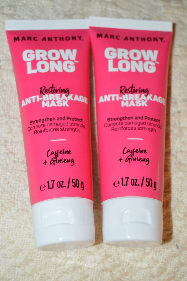 2x Marc Anthony GROW LONG Restoring Anti Breakage Mask 1.7oz/50g Travel Sz NEW - Image 1 of 1