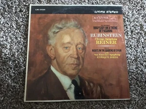 RUBINSTEIN CHICAGO SYMPHONIE REINER RHAPSODIE ÜBER EIN THEMA VON PAGANINI RCA-PLATTEN - Bild 1 von 2