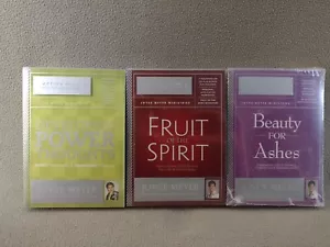 Joyce Meyer Fruit of The Spirit Beauty for Ashes + Developing Power Thought DVDs - Picture 1 of 9