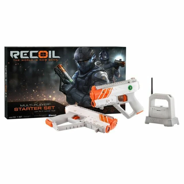 Recoil 01759 Laser Tag Starter Set GPS Enabled Multi-player Smartphone Game