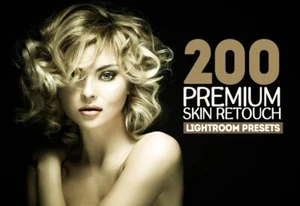 200 Premium Skin Retouch Lightroom Presets - Picture 1 of 5