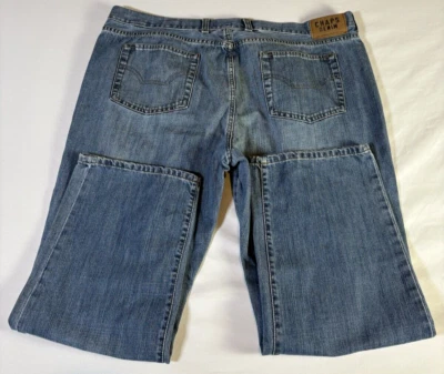 Chaps Jeans Mens 42x30 Straight Fit Denim Boot Leg Casual Preppy Streetwear - Image 1 of 4